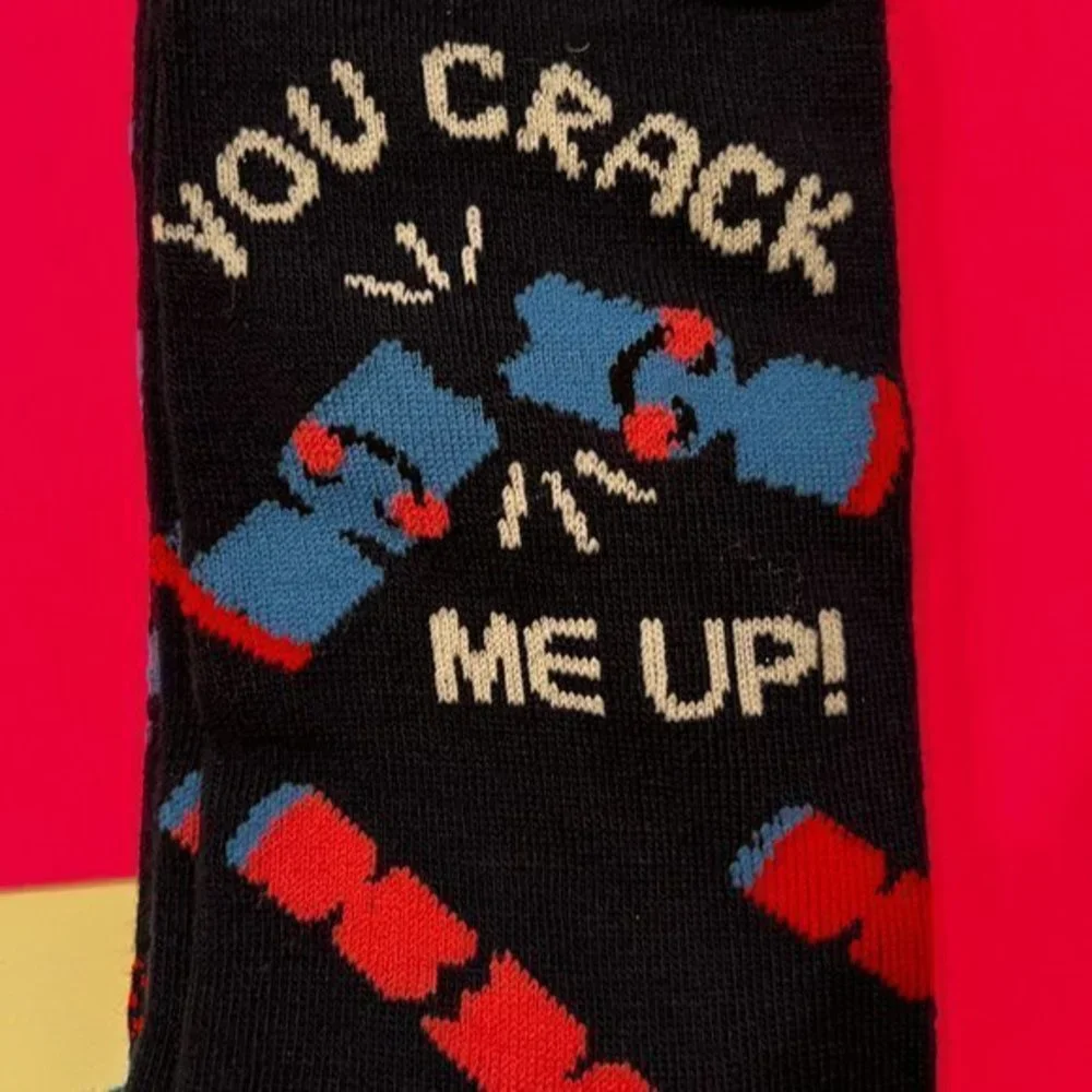 “You Crack‎ Me Up” Dynamite Men’s Socks (Size 8-12) (new) (men)